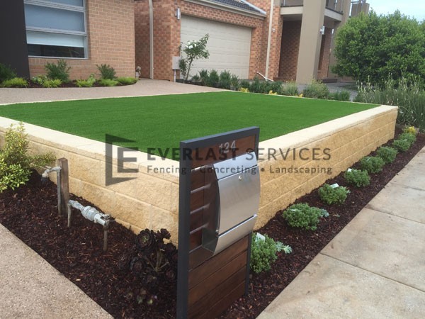 l5 front yard landscaping l13 fencing paving and landscaping l7