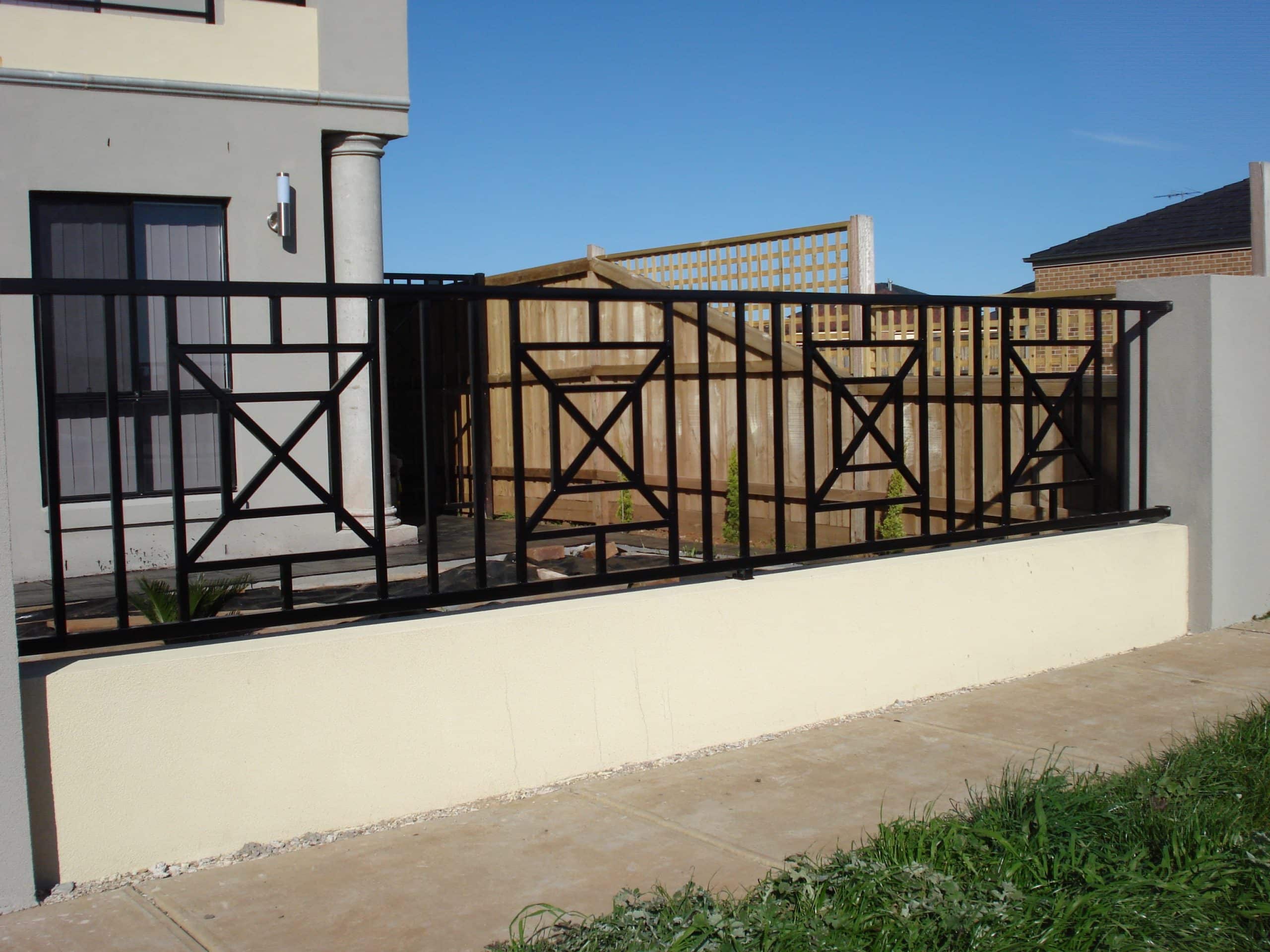 wraught iron fencing