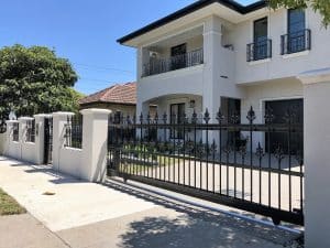 SS141 - Heritage Spear Sliding Gate and Infills