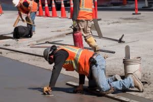 pouring concrete in cold weather