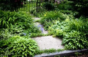 types of concrete garden edging